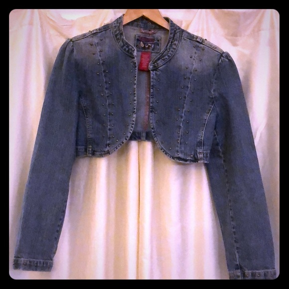 Cropped jean jacket - Picture 6 of 10